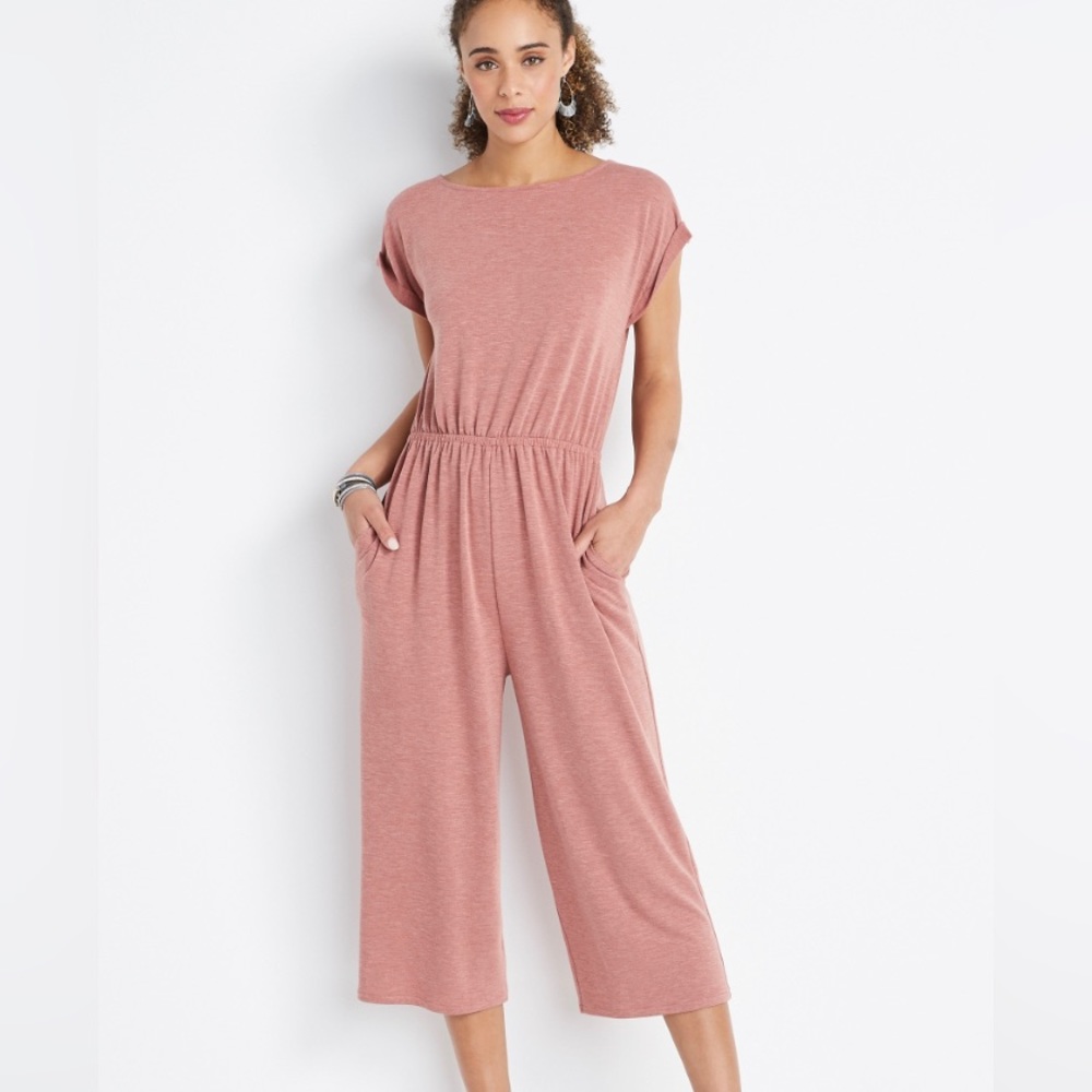 XL Coral Maurices Romper - Reversible